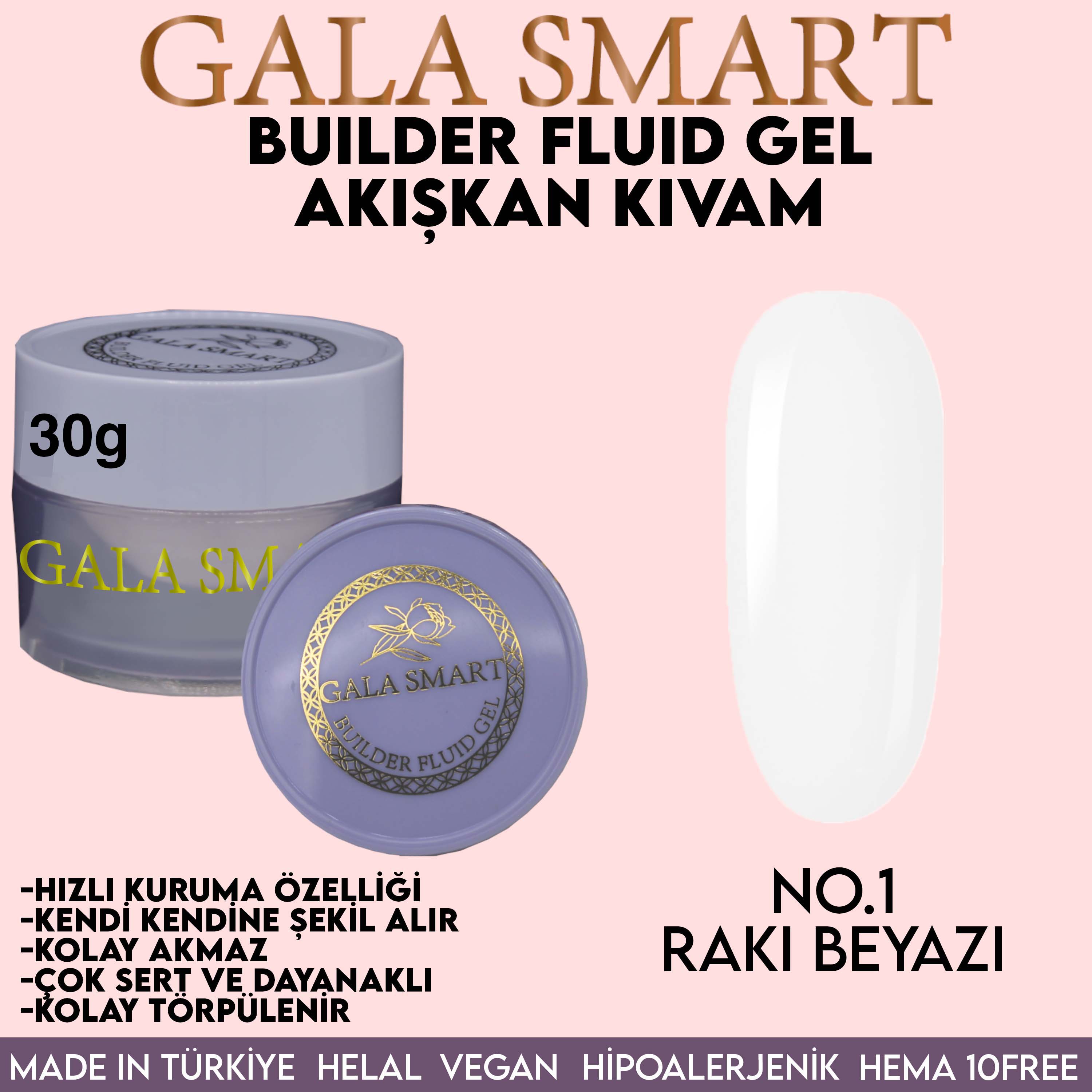 Gala Smart Builder Fluid Gel Akışkan Kıvam NO:01