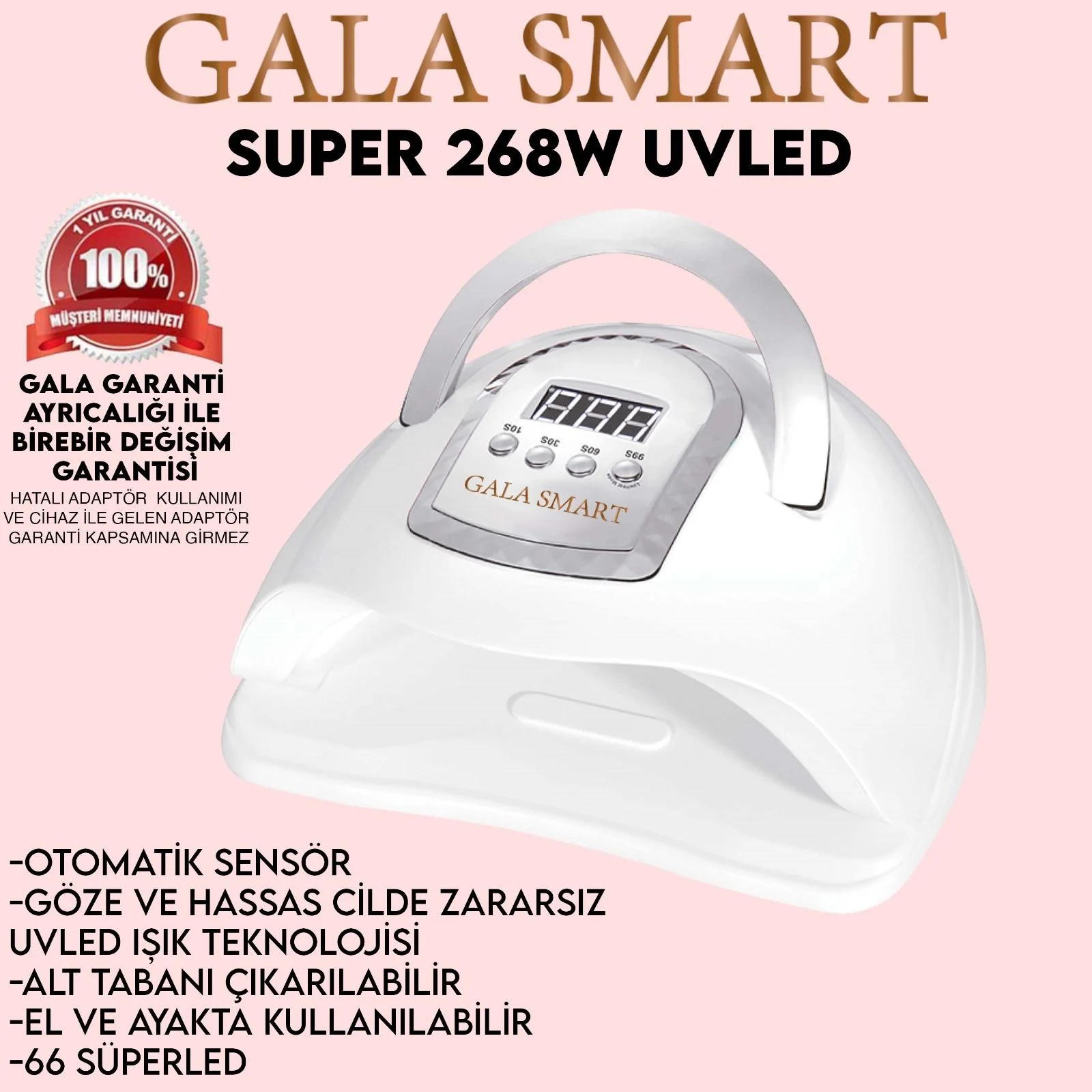 Gala Smart 268 W 66 Led Uv Kurutucu