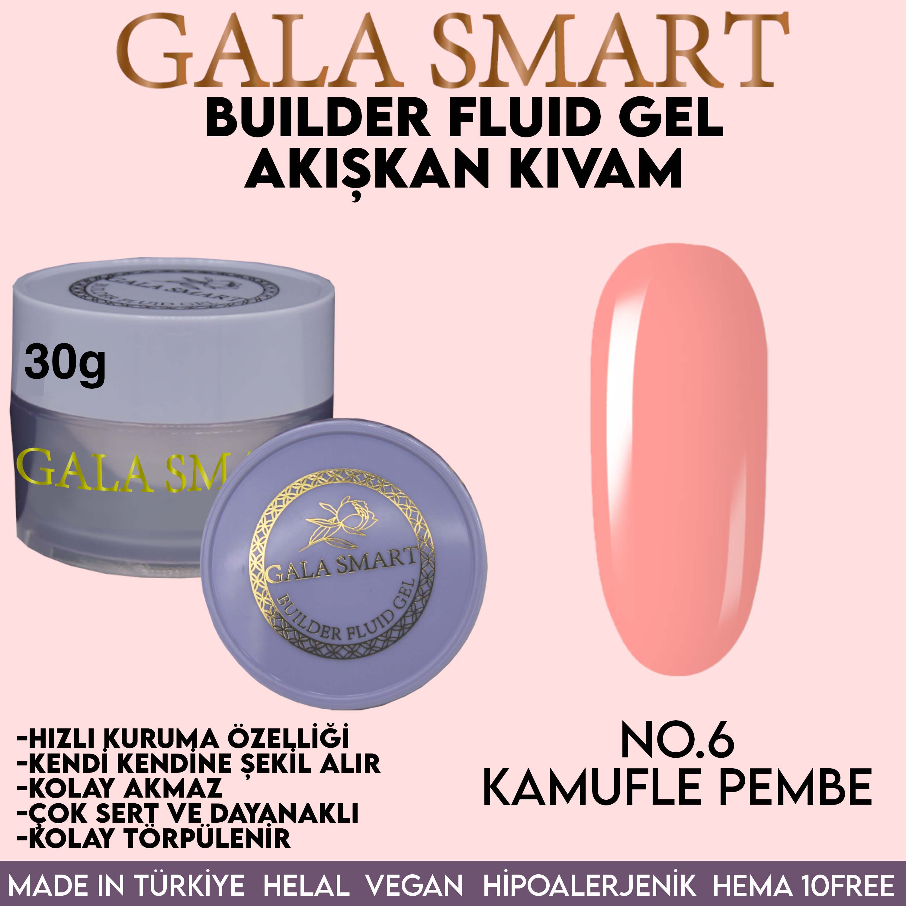 Gala Smart Builder Fluid Gel Akışkan Kıvam NO:06