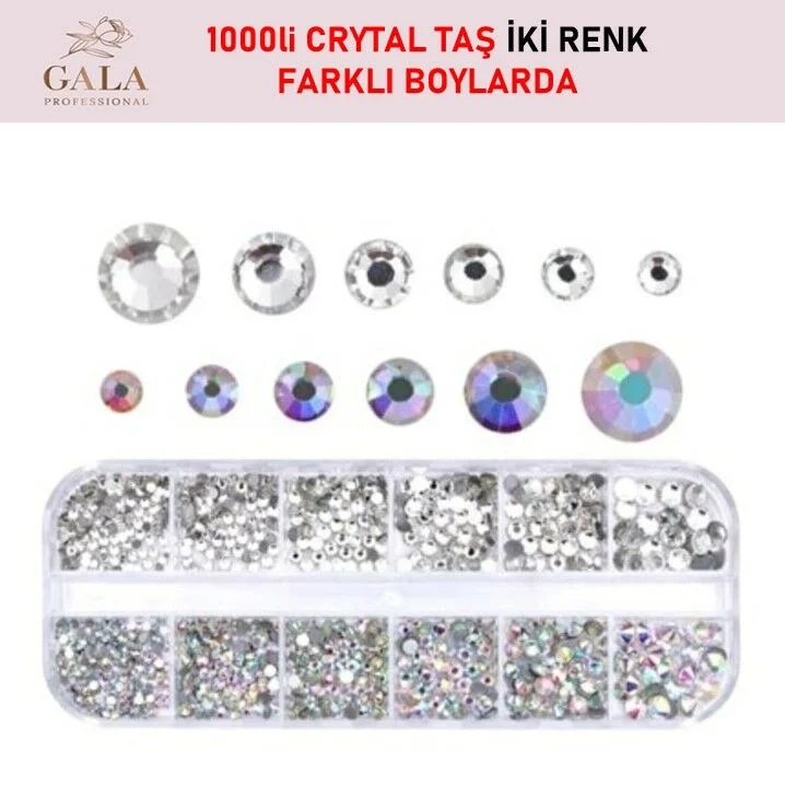 CRYSTAL TAŞ 1000 Lİ 2 FARKLI RENK