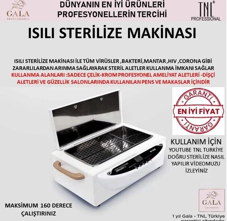 STERİLİZE MAKİNESİ KURU SİSTEM DİJİTAL