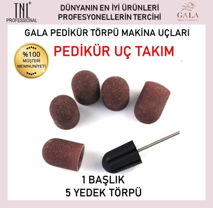 TNL PEDİKÜR TAKIM 1 ANA UÇ 5 TÖRPÜ UÇ