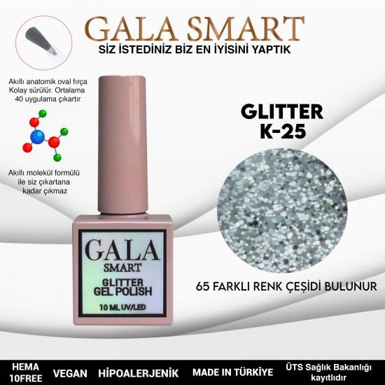 Gala Glitter Kalıcı Oje NO:25