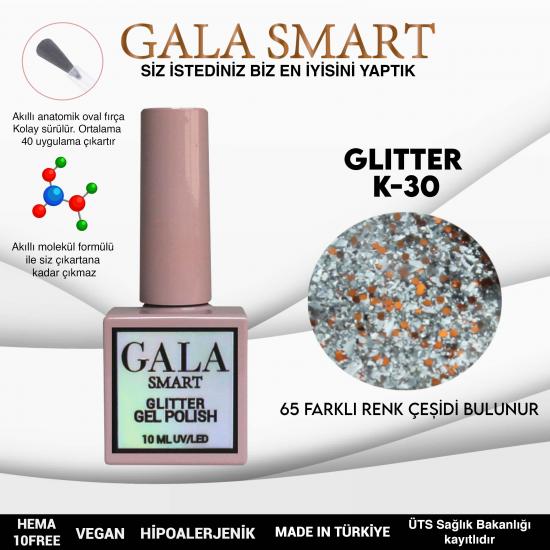 Gala Glitter Kalıcı Oje NO:30