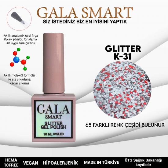 Gala Glitter Kalıcı Oje NO:31