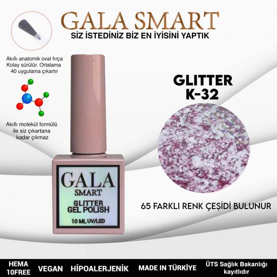 Gala Glitter Kalıcı Oje NO:32