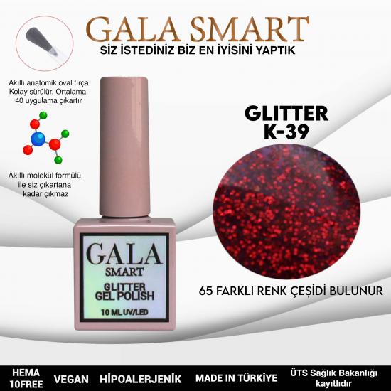 Gala Glitter Kalıcı Oje NO:39