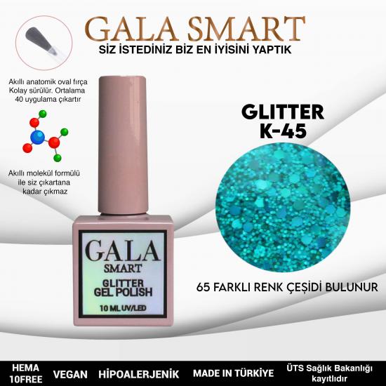 Gala Glitter Kalıcı Oje NO:45