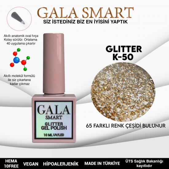Gala Glitter Kalıcı Oje NO:50