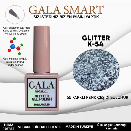 Gala Glitter Kalıcı Oje NO:54