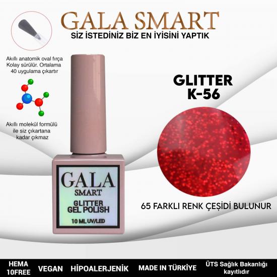 Gala Glitter Kalıcı Oje NO:56