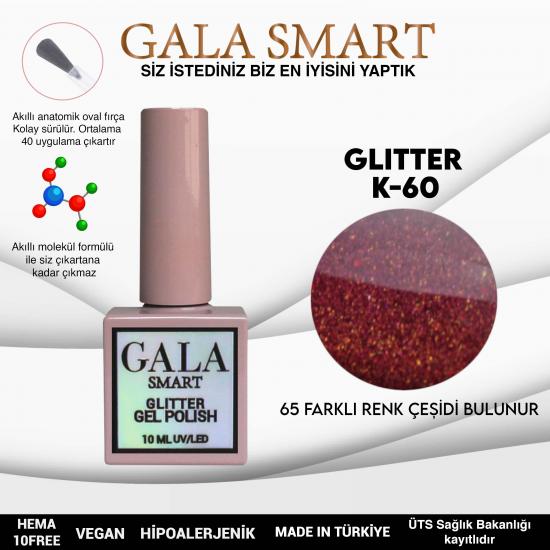 Gala Glitter Kalıcı Oje NO:60