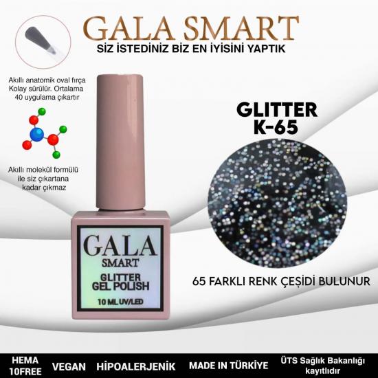 Gala Glitter Kalıcı Oje NO:65