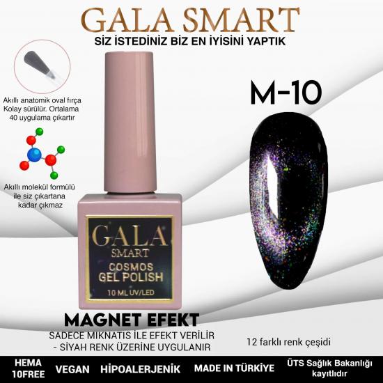 Gala Smart Cosmos Magnet Efekt Kedi Gözü Kalıcı Oje NO:10