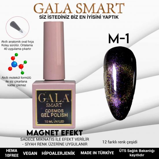 Gala Smart Cosmos Magnet Efekt Kedi Gözü Kalıcı Oje NO:01