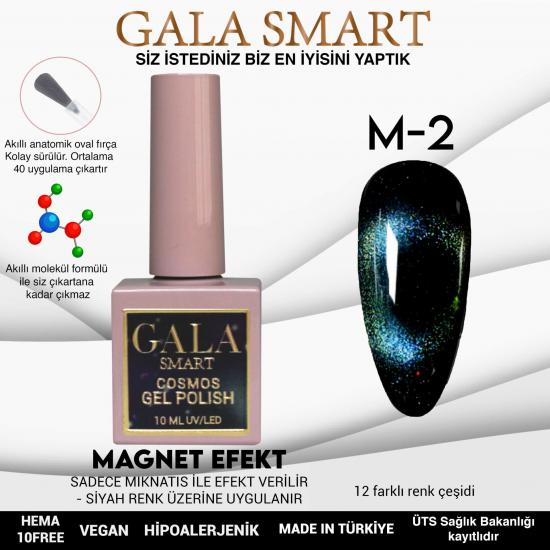 Gala Smart Cosmos Magnet Efekt Kedi Gözü Kalıcı Oje NO:02