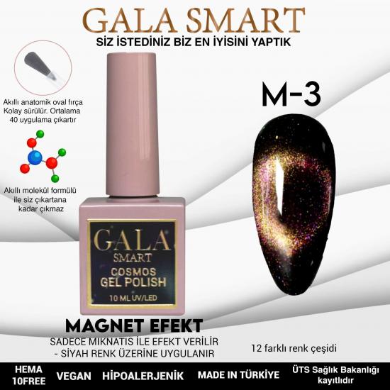Gala Smart Cosmos Magnet Efekt Kedi Gözü Kalıcı Oje NO:03