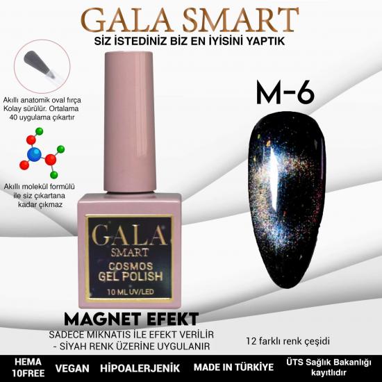 Gala Smart Cosmos Magnet Efekt Kedi Gözü Kalıcı Oje NO:06