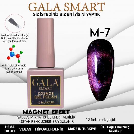 Gala Smart Cosmos Magnet Efekt Kedi Gözü Kalıcı Oje NO:07