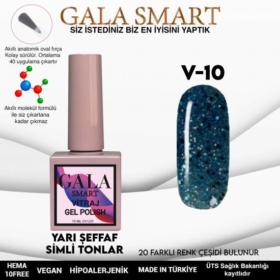 Gala Smart Vitraj Serisi Kalıcı Oje NO:10