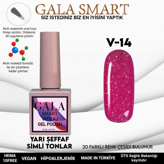 Gala Smart Vitraj Serisi Kalıcı Oje NO:14