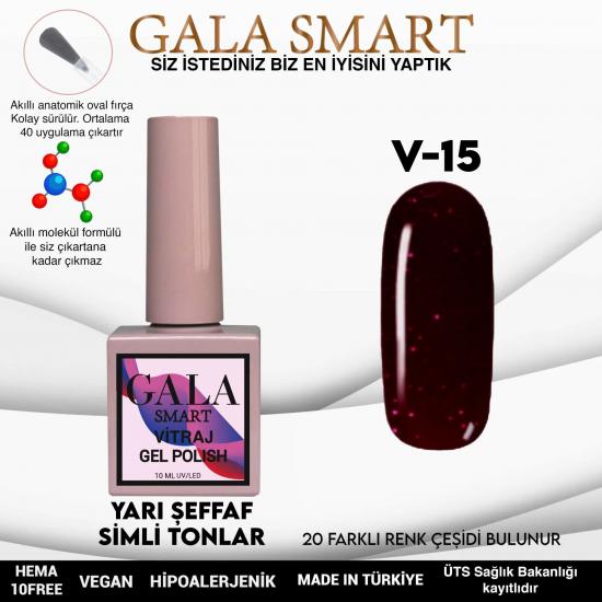 Gala Smart Vitraj Serisi Kalıcı Oje NO:15
