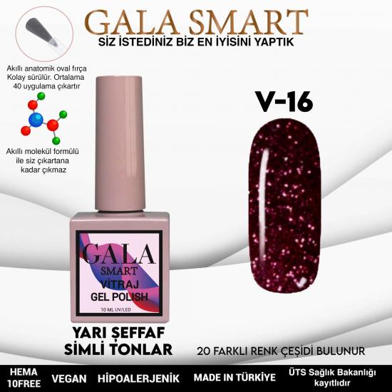 Gala Smart Vitraj Serisi Kalıcı Oje NO:16