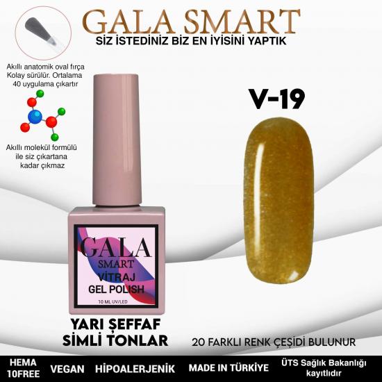 Gala Smart Vitraj Serisi Kalıcı Oje NO:19
