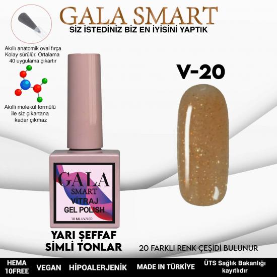 Gala Smart Vitraj Serisi Kalıcı Oje NO:20
