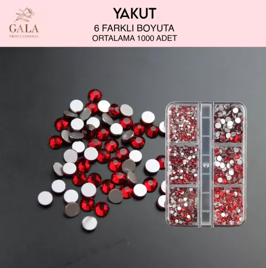 CRYSTAL TAŞ YAKUT 6 FARKLI BOYUT