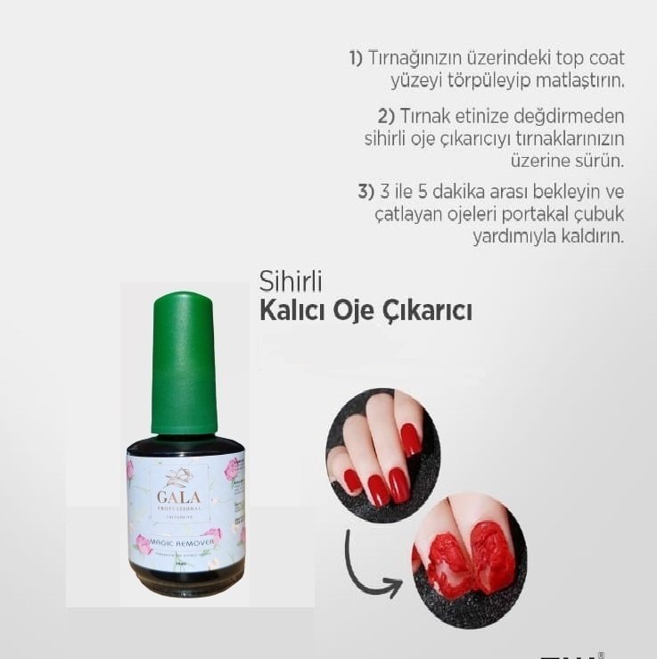 SİHİRLİ KALICI OJE ÇIKARICI 15 ML