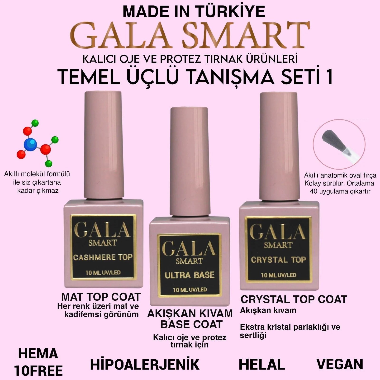 Gala Smart 3’lü Top Base Tanışma Seti NO:1