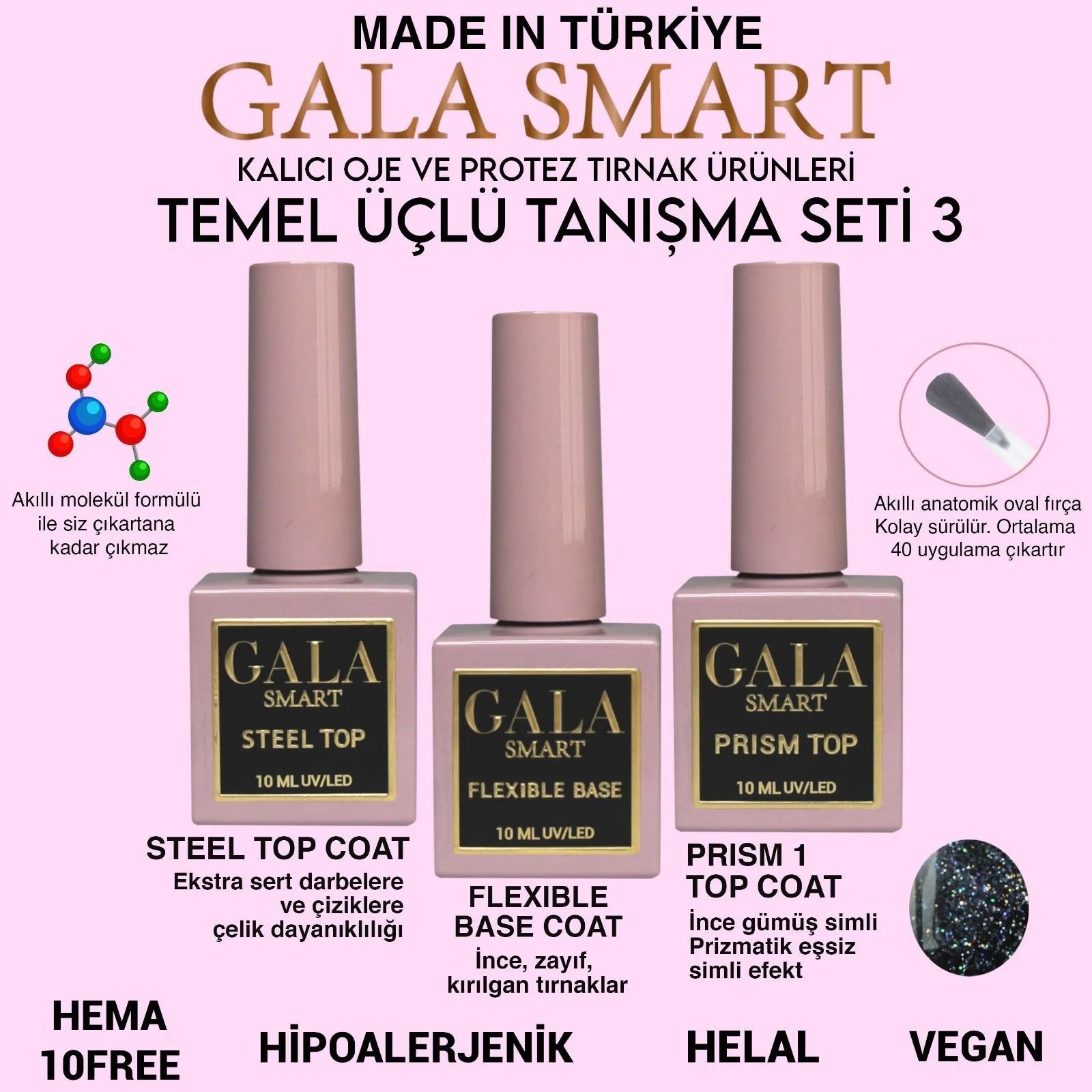 Gala Smart 3’lü Top Base Tanışma Seti NO:3