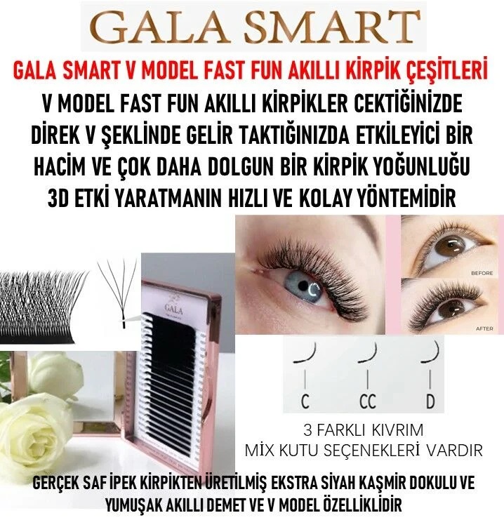 GALA SMART V FAST FUN LASH 0,7 C MİX